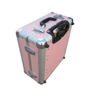 profession instrument carrying aluminum trolley case with logo