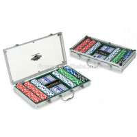 Poker Set with 400 chips and carrying case