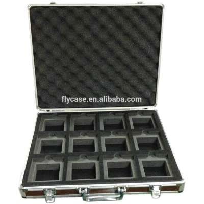 aluminum quartz stone color chip box with inner lattice shape