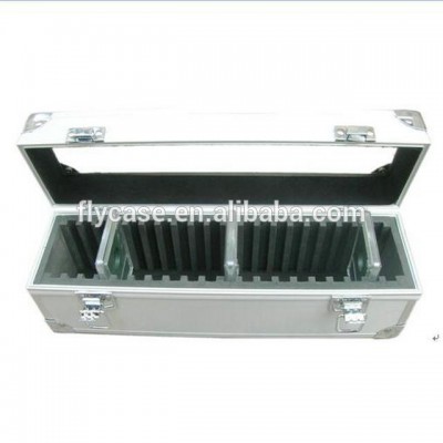 portable aluminum playing hard case with poker and chip aluminum case